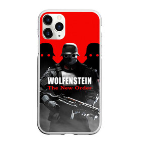 Чехол для iPhone 11 Pro Max матовый с принтом Wolfenstein The New Order в Белгороде, Силикон |  | Тематика изображения на принте: game | вильгельм череп штрассе | вольфенштайн: новый порядок | игра | игрок | молот евы | оружие | уильям бласковиц | шутер