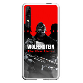 Чехол для Honor P Smart Z с принтом Wolfenstein The New Order в Белгороде, Силикон | Область печати: задняя сторона чехла, без боковых панелей | Тематика изображения на принте: game | вильгельм череп штрассе | вольфенштайн: новый порядок | игра | игрок | молот евы | оружие | уильям бласковиц | шутер