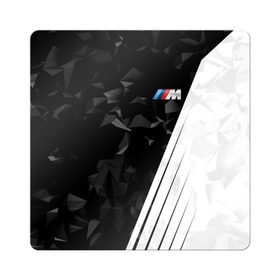 Магнит виниловый Квадрат с принтом BMW 2018 M Sport в Белгороде, полимерный материал с магнитным слоем | размер 9*9 см, закругленные углы | Тематика изображения на принте: bmw | бмв | марка | машины