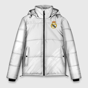 Мужская зимняя куртка 3D с принтом Real Madrid 2018 Original в Белгороде, верх — 100% полиэстер; подкладка — 100% полиэстер; утеплитель — 100% полиэстер | длина ниже бедра, свободный силуэт Оверсайз. Есть воротник-стойка, отстегивающийся капюшон и ветрозащитная планка. 

Боковые карманы с листочкой на кнопках и внутренний карман на молнии. | emirates | fc | real madrid | абстракция | реал мадрид | футбол | футбольный клуб | эмблема
