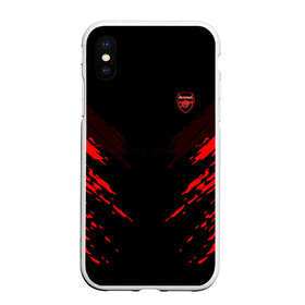 Чехол для iPhone XS Max матовый с принтом ARSENAL 2018 SPORT в Белгороде, Силикон | Область печати: задняя сторона чехла, без боковых панелей | football | soccer | арсенал