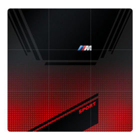 Магнитный плакат 3Х3 с принтом BMW 2018 M Sport в Белгороде, Полимерный материал с магнитным слоем | 9 деталей размером 9*9 см | Тематика изображения на принте: bmw | бмв | марка | машины