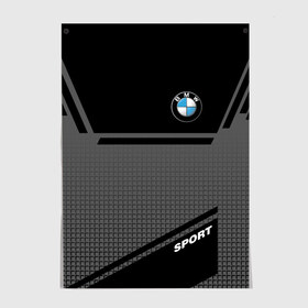 Постер с принтом BMW SPORT в Белгороде, 100% бумага
 | бумага, плотность 150 мг. Матовая, но за счет высокого коэффициента гладкости имеет небольшой блеск и дает на свету блики, но в отличии от глянцевой бумаги не покрыта лаком | bmw | бмв | марка | машины