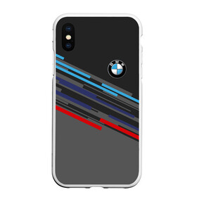 Чехол для iPhone XS Max матовый с принтом BMW BRAND COLOR в Белгороде, Силикон | Область печати: задняя сторона чехла, без боковых панелей | Тематика изображения на принте: bmw | бмв | марка | машины