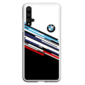 Чехол для Honor 20 с принтом BMW BRAND COLOR в Белгороде, Силикон | Область печати: задняя сторона чехла, без боковых панелей | Тематика изображения на принте: bmw | bmw motorsport | bmw performance | carbon | m | motorsport | performance | sport | бмв | карбон | моторспорт | спорт