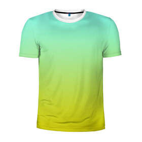Мужская футболка 3D спортивная с принтом gradient в Белгороде, 100% полиэстер с улучшенными характеристиками | приталенный силуэт, круглая горловина, широкие плечи, сужается к линии бедра | 