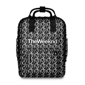 Женский рюкзак 3D с принтом The Weeknd в Белгороде, 100% полиэстер | лямки с регулируемой длиной, сверху ручки, чтобы рюкзак нести как сумку. Основное отделение закрывается на молнию, как и внешний карман. Внутри два дополнительных кармана, один из которых закрывается на молнию. По бокам два дополнительных кармашка, куда поместится маленькая бутылочка
 | pbrb | pop | rb | the weeknd | trilogy | weeknd | xo | викенд | викнд | икс | иксо | макконен | музыкант | о | рнб | тесфайе | уикенд | уикнд | хип хоп | хипхоп | хо | эйбел | эр эн би