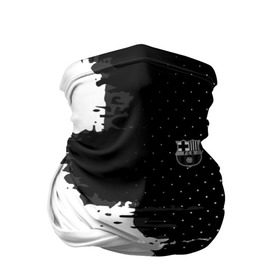 Бандана-труба 3D с принтом Barcelona uniform black 2018 в Белгороде, 100% полиэстер, ткань с особыми свойствами — Activecool | плотность 150‒180 г/м2; хорошо тянется, но сохраняет форму | football | soccer | барселона