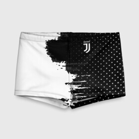 Детские купальные плавки 3D с принтом Juventus uniform black 2018 в Белгороде, Полиэстер 85%, Спандекс 15% | Слитный крой, подклад по переду изделия, узкие бретели | football | soccer | ювентус