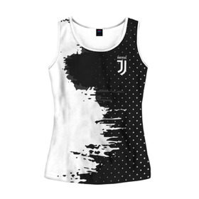 Женская майка 3D с принтом Juventus uniform black 2018 в Белгороде, 100% полиэстер | круглая горловина, прямой силуэт, длина до линии бедра | football | soccer | ювентус