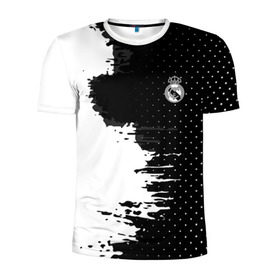 Мужская футболка 3D спортивная с принтом Real Madrid uniform black 2018 в Белгороде, 100% полиэстер с улучшенными характеристиками | приталенный силуэт, круглая горловина, широкие плечи, сужается к линии бедра | football | soccer | реал мадрид