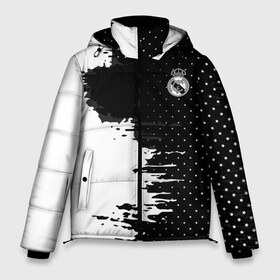 Мужская зимняя куртка 3D с принтом Real Madrid uniform black 2018 в Белгороде, верх — 100% полиэстер; подкладка — 100% полиэстер; утеплитель — 100% полиэстер | длина ниже бедра, свободный силуэт Оверсайз. Есть воротник-стойка, отстегивающийся капюшон и ветрозащитная планка. 

Боковые карманы с листочкой на кнопках и внутренний карман на молнии. | football | soccer | реал мадрид