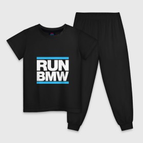 Детская пижама хлопок с принтом Run BMW в Белгороде, 100% хлопок |  брюки и футболка прямого кроя, без карманов, на брюках мягкая резинка на поясе и по низу штанин
 | 