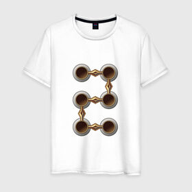 Мужская футболка хлопок с принтом Табула раса в Белгороде, 100% хлопок | прямой крой, круглый вырез горловины, длина до линии бедер, слегка спущенное плечо. | 