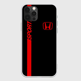 Чехол для iPhone 12 Pro Max с принтом HONDA SPORT в Белгороде, Силикон |  | Тематика изображения на принте: honda | марка | машины | хонда