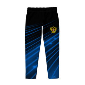 Детские леггинсы 3D с принтом Russia Sport 2018 uniform в Белгороде, полиэстер 85%, спандекс 15% | эластичный пояс, зауженный крой | abstraction | grunge | russia | sport | абстракция | герб | краска | русский | символика рф | спорт | спортивный | триколор | униформа | форма | я русский