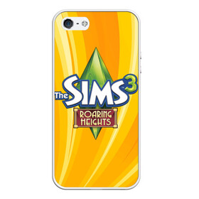 Чехол для iPhone 5/5S матовый с принтом The Sims в Белгороде, Силикон | Область печати: задняя сторона чехла, без боковых панелей | игра | онлайн | симс | симулятор