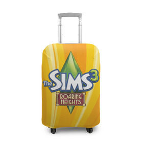 Чехол для чемодана 3D с принтом The Sims в Белгороде, 86% полиэфир, 14% спандекс | двустороннее нанесение принта, прорези для ручек и колес | игра | онлайн | симс | симулятор