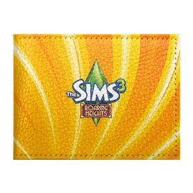 Обложка для студенческого билета с принтом The Sims в Белгороде, натуральная кожа | Размер: 11*8 см; Печать на всей внешней стороне | игра | онлайн | симс | симулятор