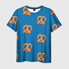 Мужская футболка 3D с принтом Crazy Ex Крендельки в Белгороде, 100% полиэфир | прямой крой, круглый вырез горловины, длина до линии бедер | еда | крендельки | чокнутая бывшая