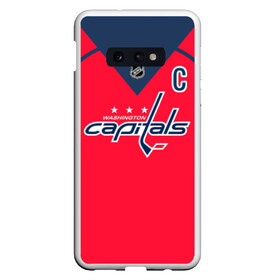 Чехол для Samsung S10E с принтом Ovechkin Washington Capitals Red в Белгороде, Силикон | Область печати: задняя сторона чехла, без боковых панелей | овечкин | ови