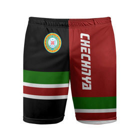 Мужские шорты 3D спортивные с принтом CHECHNYA (Чечня) в Белгороде,  |  | Тематика изображения на принте: chechnya | грозный | кавказ | кавказец | кадыров | республика | северный | флаг | чех | чечен | чеченец | чеченка | чеченская | чечня