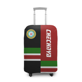 Чехол для чемодана 3D с принтом CHECHNYA (Чечня) в Белгороде, 86% полиэфир, 14% спандекс | двустороннее нанесение принта, прорези для ручек и колес | chechnya | грозный | кавказ | кавказец | кадыров | республика | северный | флаг | чех | чечен | чеченец | чеченка | чеченская | чечня