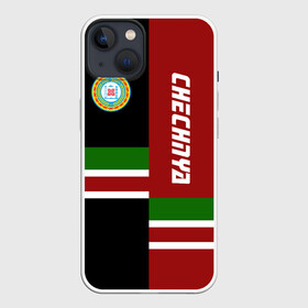 Чехол для iPhone 13 с принтом CHECHNYA (Чечня) в Белгороде,  |  | Тематика изображения на принте: chechnya | грозный | кавказ | кавказец | кадыров | республика | северный | флаг | чех | чечен | чеченец | чеченка | чеченская | чечня