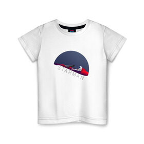 Детская футболка хлопок с принтом starman в Белгороде, 100% хлопок | круглый вырез горловины, полуприлегающий силуэт, длина до линии бедер | Тематика изображения на принте: spacex | tesla | илон маск | маск | спейс икс | тесла