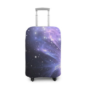 Чехол для чемодана 3D с принтом Сияние звёзд в Белгороде, 86% полиэфир, 14% спандекс | двустороннее нанесение принта, прорези для ручек и колес | nebula | space | star | астрономия | вселенная | звезды | космический | космос | планеты