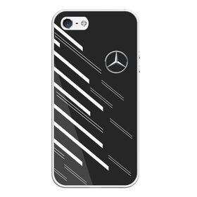 Чехол для iPhone 5/5S матовый с принтом MERCEDES BENZ SPORT в Белгороде, Силикон | Область печати: задняя сторона чехла, без боковых панелей | amg | auto | mercedes | sport | авто | автомобиль | автомобильные | амг | бренд | марка | машины | мерседес | спорт