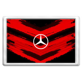 Магнит 45*70 с принтом Mercedes sport abstract 2018 в Белгороде, Пластик | Размер: 78*52 мм; Размер печати: 70*45 | 