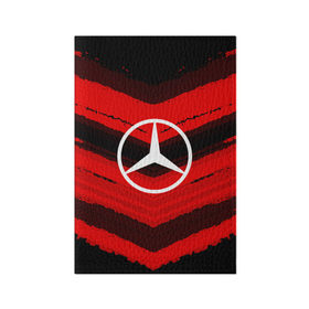 Обложка для паспорта матовая кожа с принтом Mercedes sport abstract 2018 в Белгороде, натуральная матовая кожа | размер 19,3 х 13,7 см; прозрачные пластиковые крепления | 
