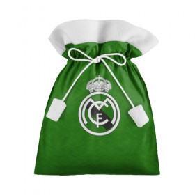 Подарочный 3D мешок с принтом FC Real Madrid в Белгороде, 100% полиэстер | Размер: 29*39 см | football | soccer | реал мадрид