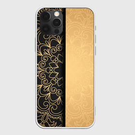 Чехол для iPhone 12 Pro Max с принтом Черное золото в Белгороде, Силикон |  | абстракция | узор