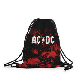 Рюкзак-мешок 3D с принтом AC/DC в Белгороде, 100% полиэстер | плотность ткани — 200 г/м2, размер — 35 х 45 см; лямки — толстые шнурки, застежка на шнуровке, без карманов и подкладки | ac dc | acdc | acdc ас дс | австралийская | ангус янг | асдс | блюз | группа | крис слэйд | метал | молния | музыка | музыканты | певцы | рок | рок н ролл | стиви янг | хард | хардрок | эксл роуз