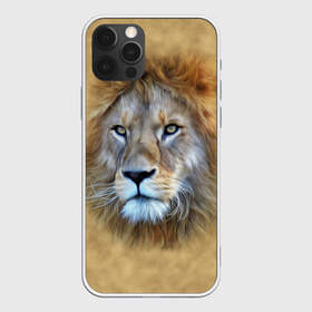 Чехол для iPhone 12 Pro Max с принтом Лев в Белгороде, Силикон |  | голова | животные | кошка | лев | львица | природа | хищник