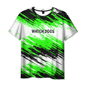 Мужская футболка 3D с принтом Watch Dogs в Белгороде, 100% полиэфир | прямой крой, круглый вырез горловины, длина до линии бедер | ded | dedsec | sec | watch dogs | watchdogs | дедсек | дэдсек