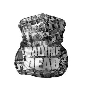 Бандана-труба 3D с принтом The Walking Dead в Белгороде, 100% полиэстер, ткань с особыми свойствами — Activecool | плотность 150‒180 г/м2; хорошо тянется, но сохраняет форму | dead | walking | апокалипсис | бита | гленн | дерил | зомби | карл | люсиль | мертвецы | мишонн | ниган | рик | сериал | ходячие