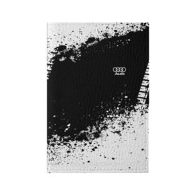Обложка для паспорта матовая кожа с принтом Audi brand motors в Белгороде, натуральная матовая кожа | размер 19,3 х 13,7 см; прозрачные пластиковые крепления | Тематика изображения на принте: ауди | машина