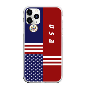 Чехол для iPhone 11 Pro Max матовый с принтом USA (США) в Белгороде, Силикон |  | Тематика изображения на принте: us | usa | америка | американец | американка | американцы | америки | герб | доллар | знак | надпись | патриот | полосы | символ | соединенные | страна | сша | флаг | флага | цвета | штаты