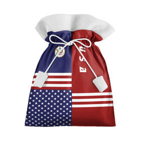 Подарочный 3D мешок с принтом USA (США) в Белгороде, 100% полиэстер | Размер: 29*39 см | us | usa | америка | американец | американка | американцы | америки | герб | доллар | знак | надпись | патриот | полосы | символ | соединенные | страна | сша | флаг | флага | цвета | штаты