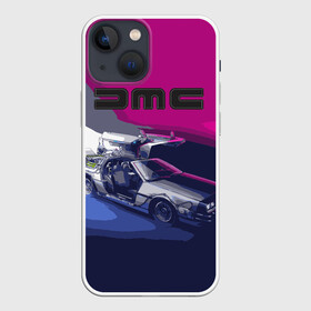 Чехол для iPhone 13 mini с принтом DeLorean в Белгороде,  |  | back to the future | dmc | браун | делореан | делориан | дилориан | док | дэлореан | макфлай | марти | машина времени | эммет