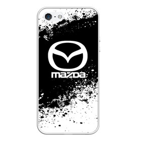 Чехол для iPhone 5/5S матовый с принтом Mazda abstract sport в Белгороде, Силикон | Область печати: задняя сторона чехла, без боковых панелей | auto | automobile | car | machine | mazda | motor | motor car | sport car | автомашина | бренд | легковой автомобиль | мазда | марка | спортивный автомобиль | тачка