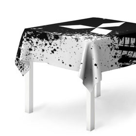 Скатерть 3D с принтом Mitsubishi abstract sport в Белгороде, 100% полиэстер (ткань не мнется и не растягивается) | Размер: 150*150 см |  машина | марка | митсубиси