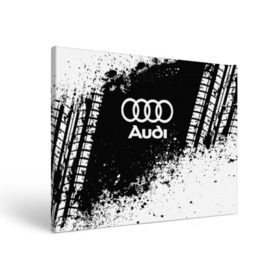 Холст прямоугольный с принтом Audi abstract sport в Белгороде, 100% ПВХ |  | ауди | кольца | лого | машина