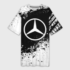 Платье-футболка 3D с принтом Mercedes abstract sport в Белгороде,  |  | auto | automobile | car | machine | mercedes | motor | motor car | sport car | автомашина | бренд | легковой автомобиль | марка | спортивный автомобиль | тачка