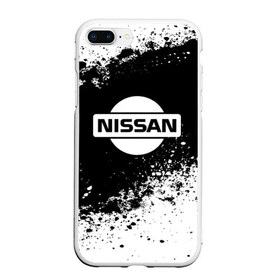 Чехол для iPhone 7Plus/8 Plus матовый с принтом Nissan abstract sport в Белгороде, Силикон | Область печати: задняя сторона чехла, без боковых панелей | motor | nissan | авто | лого | машина | ниссан | тачка