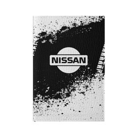 Обложка для паспорта матовая кожа с принтом Nissan abstract sport в Белгороде, натуральная матовая кожа | размер 19,3 х 13,7 см; прозрачные пластиковые крепления | Тематика изображения на принте: motor | nissan | авто | лого | машина | ниссан | тачка