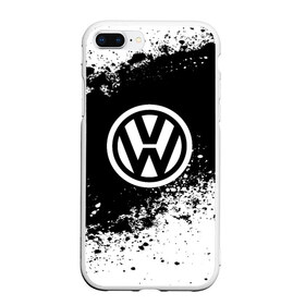 Чехол для iPhone 7Plus/8 Plus матовый с принтом Volkswagen abstract sport в Белгороде, Силикон | Область печати: задняя сторона чехла, без боковых панелей | Тематика изображения на принте: auto | automobile | car | machine | motor | motor car | sport car | volkswagen | автомашина | бренд | легковой автомобиль | марка | спортивный автомобиль | тачка